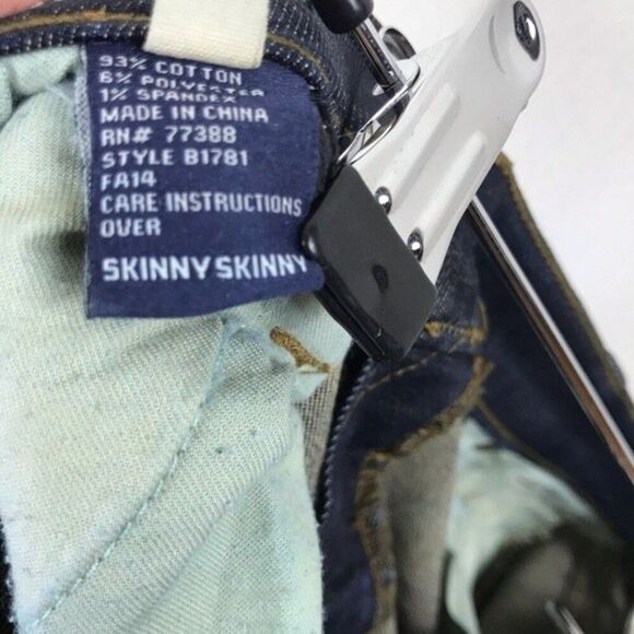 Madewell Jeans Skinny Skinny in Waterfall Wash Dark Blue Wash Women’s Size 26 - Picture 13 of 14